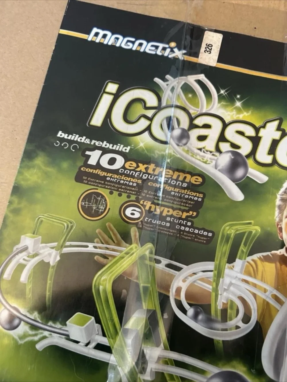 Magnetix iCoaster set with instruction book Builds 10 models
